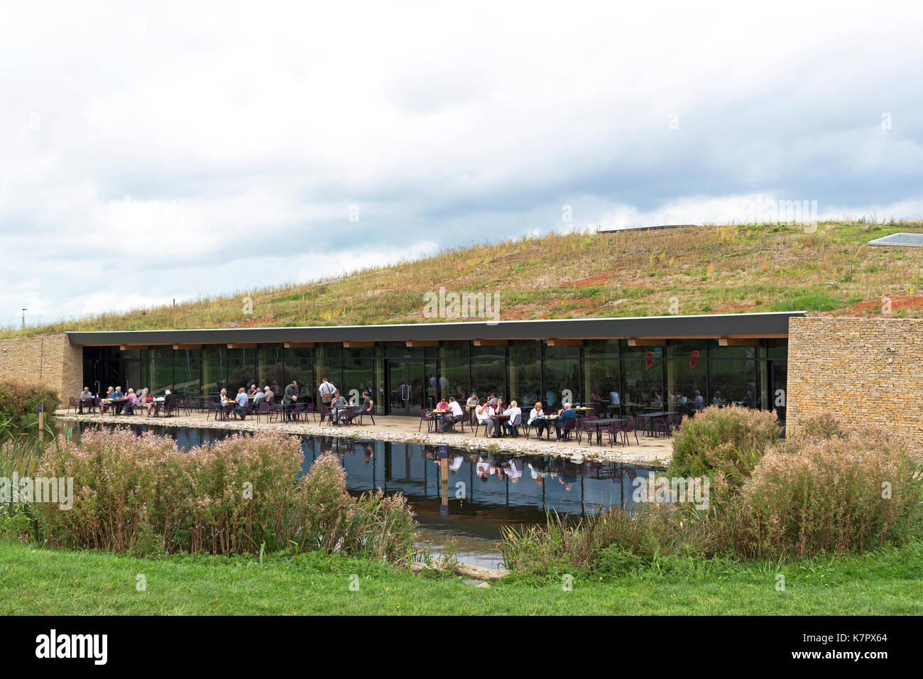 Die Farm Shop Service Station auf der Autobahn m5 in Gloucester