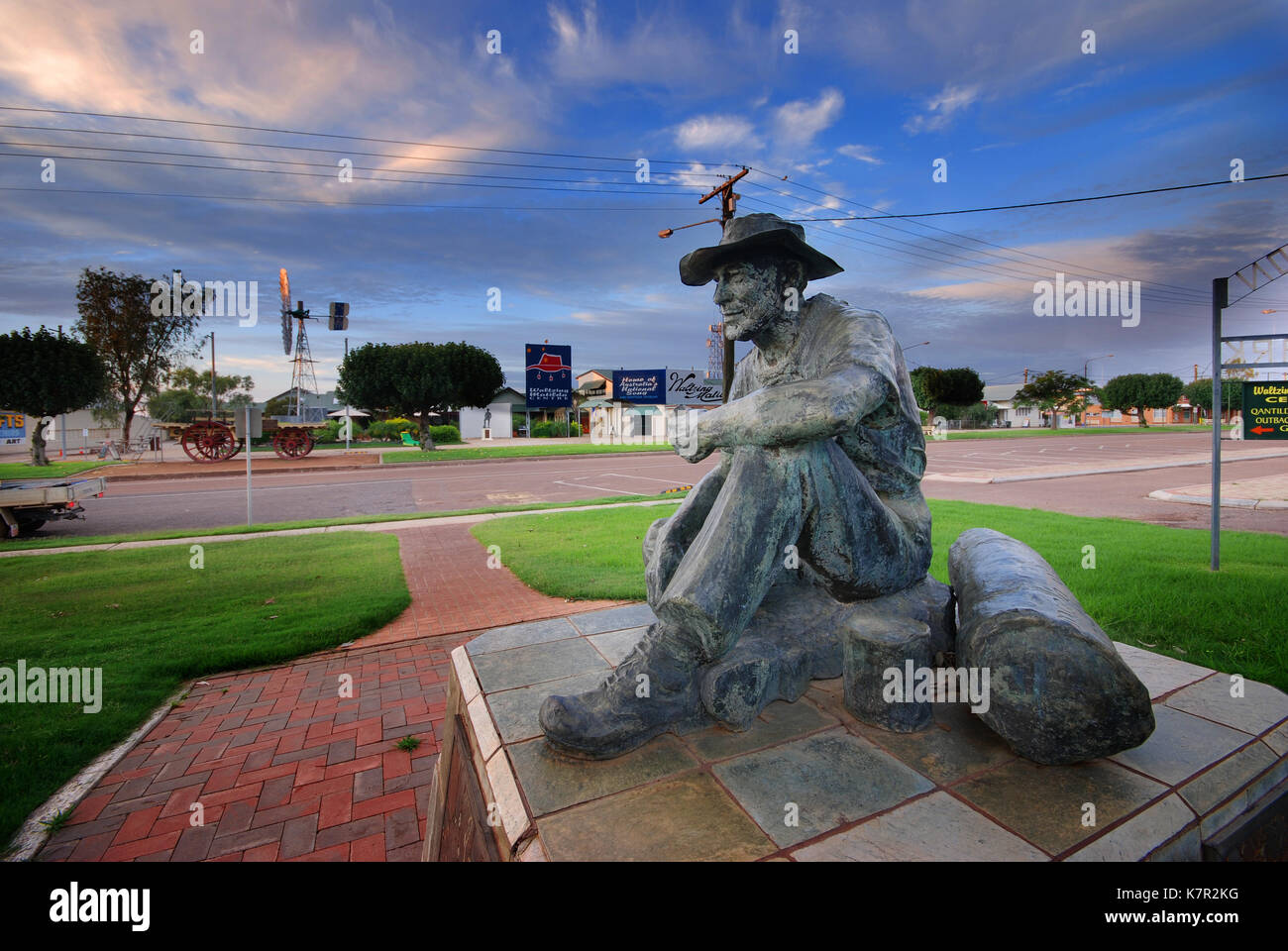 Waltzing Matilda, Winton, westlichen Queensland Stockfoto