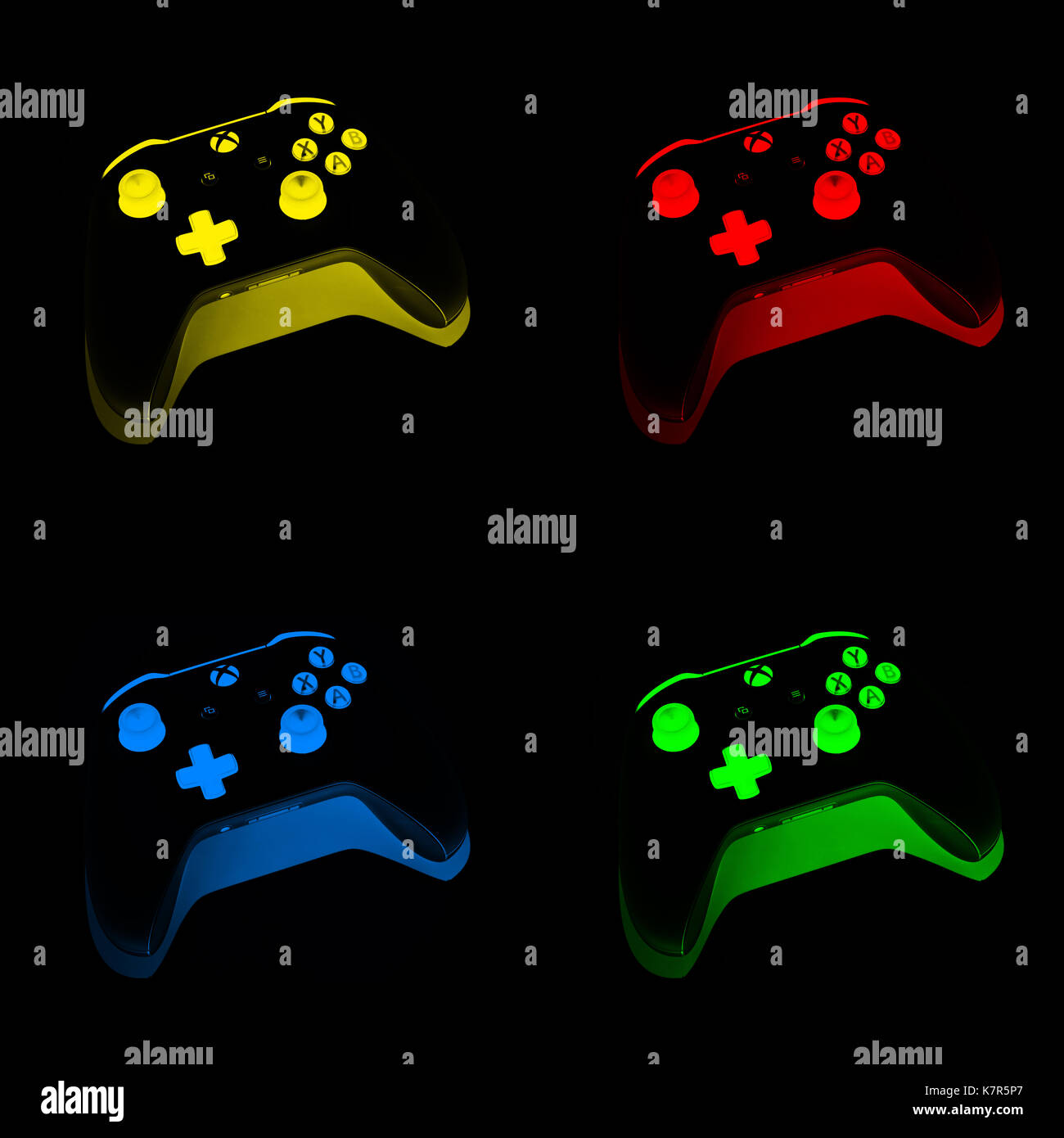 Xbox Pop Art Stockfoto