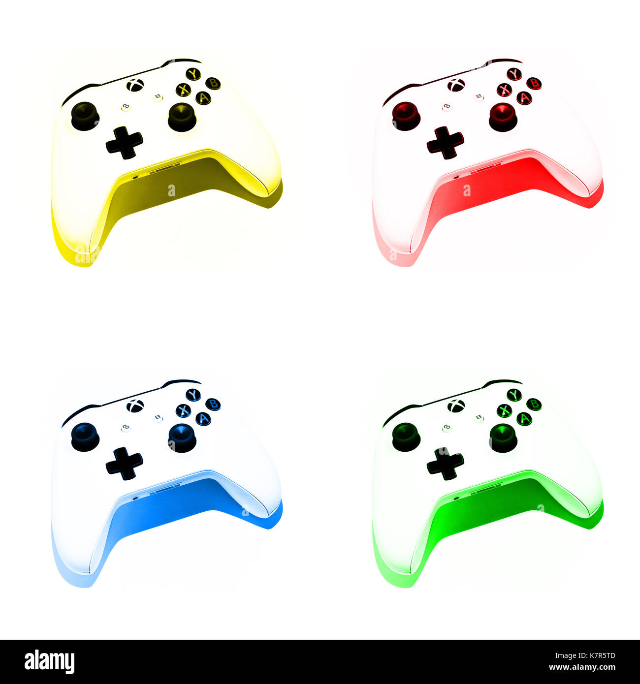Xbox Pop Art Stockfoto