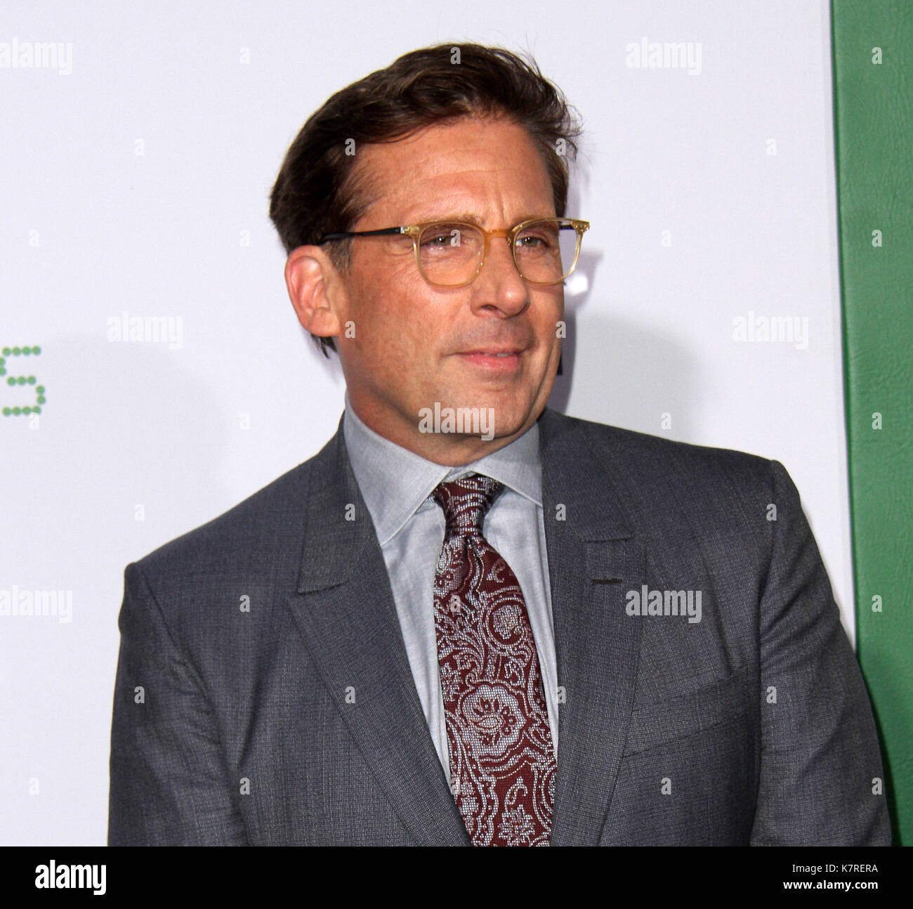 Los Angeles, CA, USA. September 2017. 16. September 2017 – Beverly Hills, Kalifornien – Steve Carell. „Battle of the Sexes“ in Los Angeles Premiere im Regency Village Theatre in Los Angeles. Foto: AdMedia Stockfoto