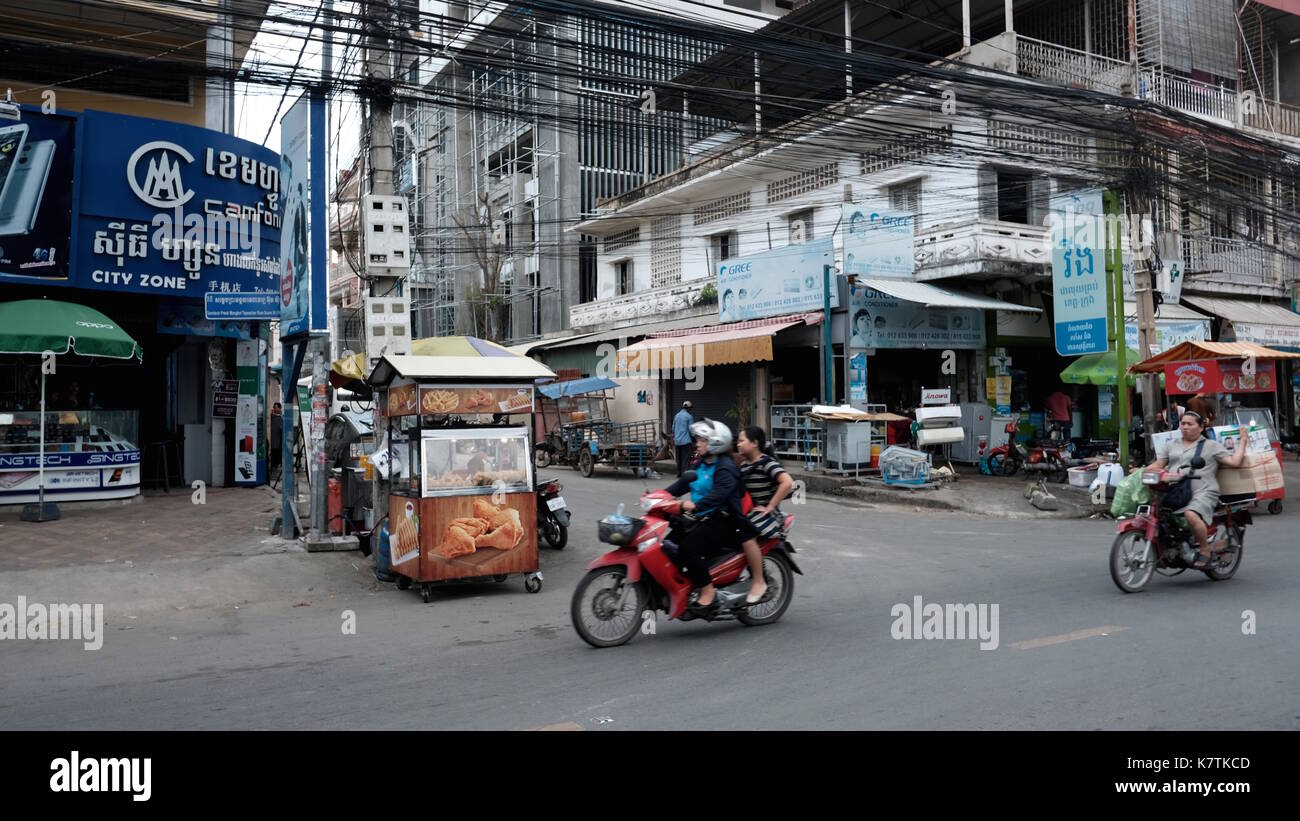 Außerhalb der Russischen Markt Toul Tom Poung Phnom Penh Kambodscha Südostasien Stockfoto