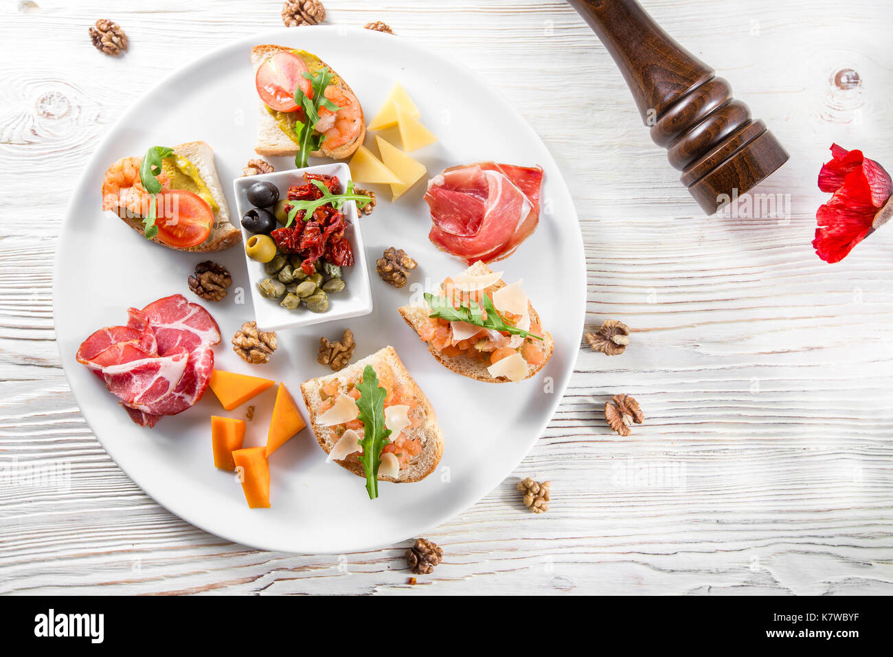 Lachs Hppchen Baguette