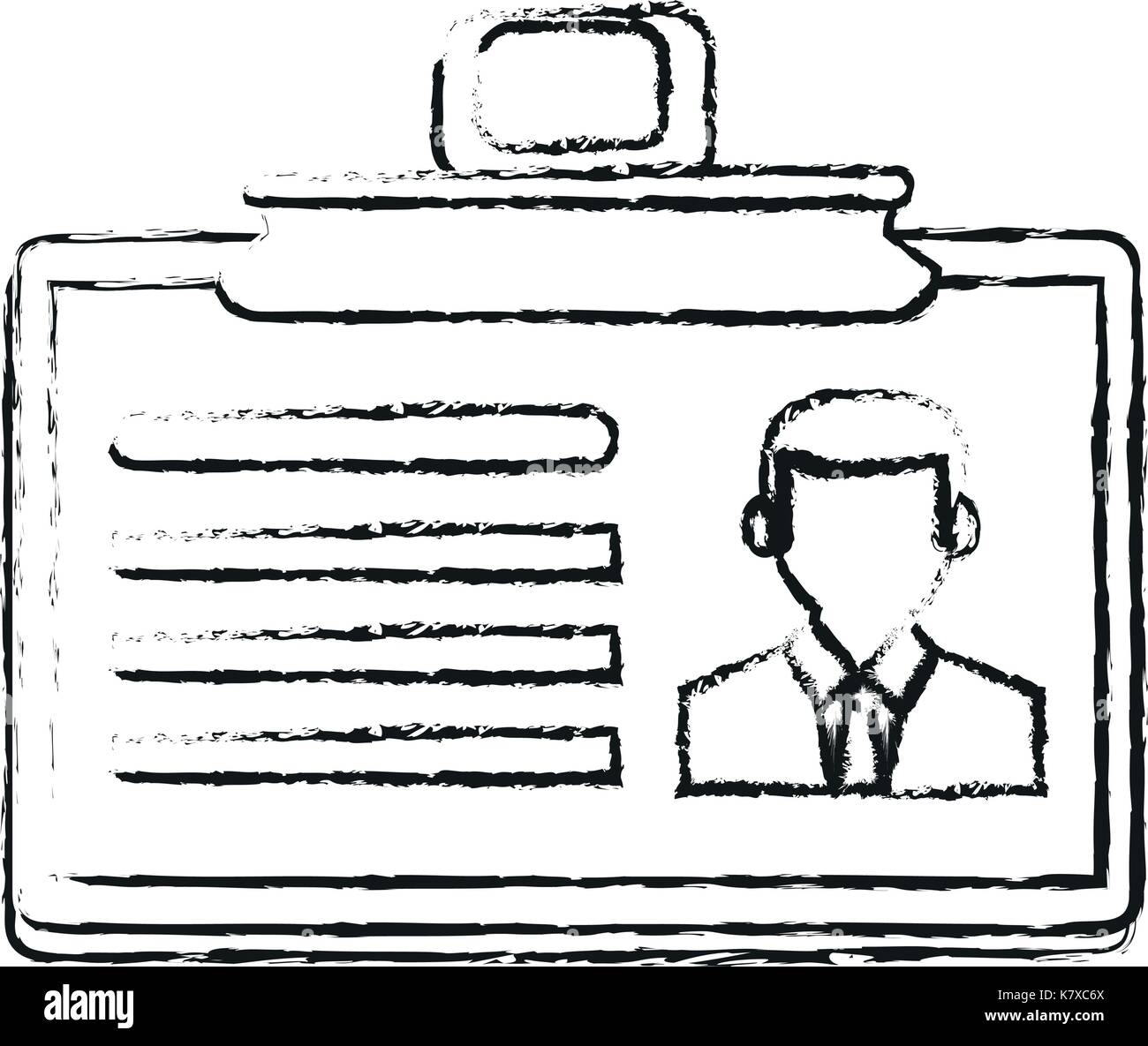 Id-icon image Stock Vektor