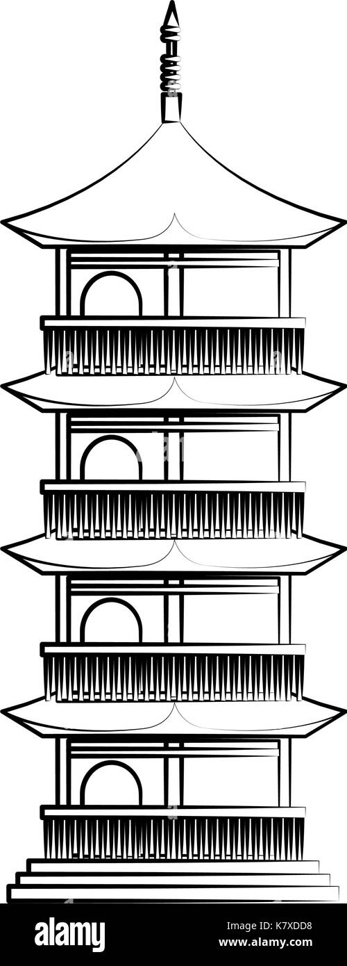 Japan ähnliche icon image Stock Vektor