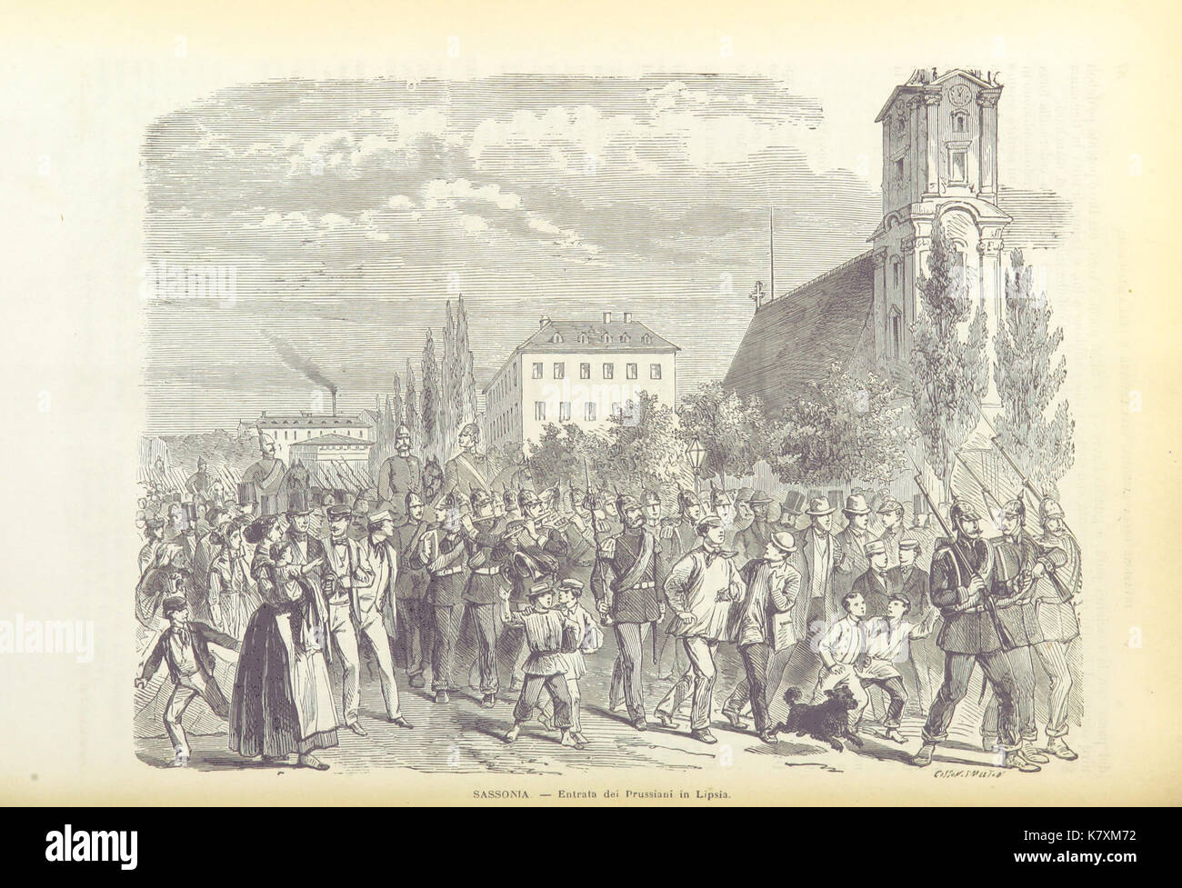 Bild von Seite 94 der 'Album della Guerra del 1866' (11089102453) Stockfoto