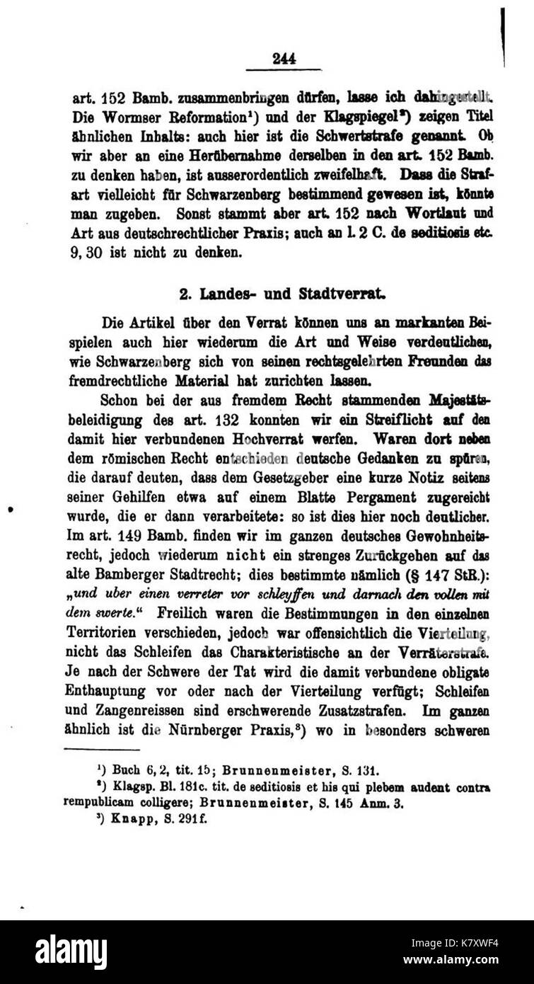 Johann Freiherr zu Schwarzenberg (Scheel) 244 Stockfoto