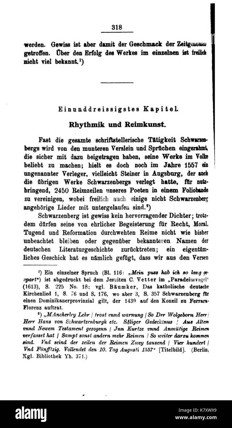 Johann Freiherr zu Schwarzenberg (Scheel) 318 Stockfoto