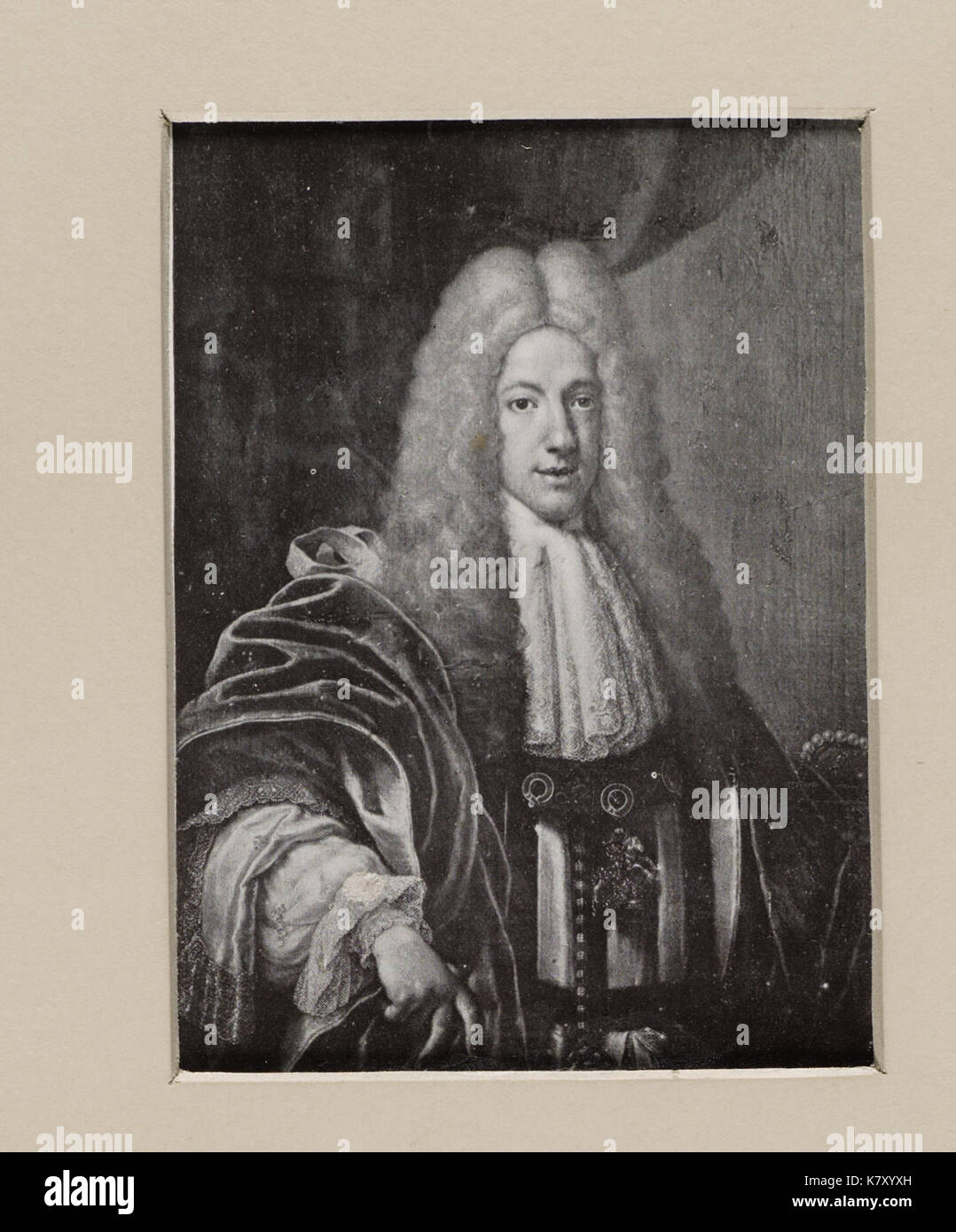 Jacobite Breitseite Porträt des Prinzen James als Mann mittleren Alters Stockfoto