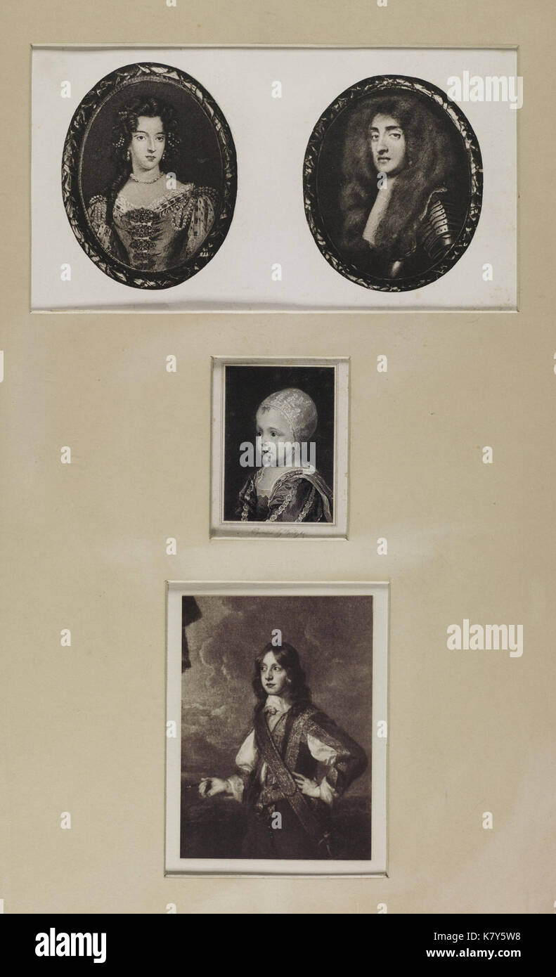 Jacobite Breitseite James VII & II. Stockfoto