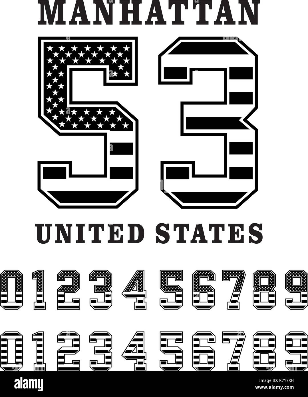 Athletischer sport Typografie Design für die t-shirt Drucken. varsity Stil. t-shirt Graphic. Vektorgrafiken Stock Vektor