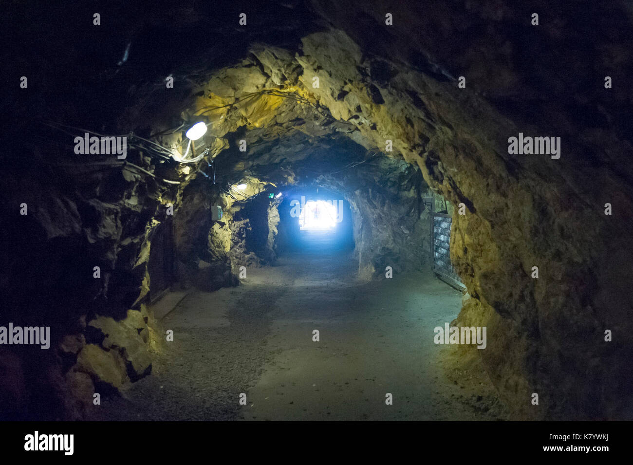 Riese Walimskie driftet Komplexe Rzeczka in Walim, Polen. 24. August 2017. 1943 NS-Deutschen begann eine große U-Bahn Bau genannt Ri Stockfoto