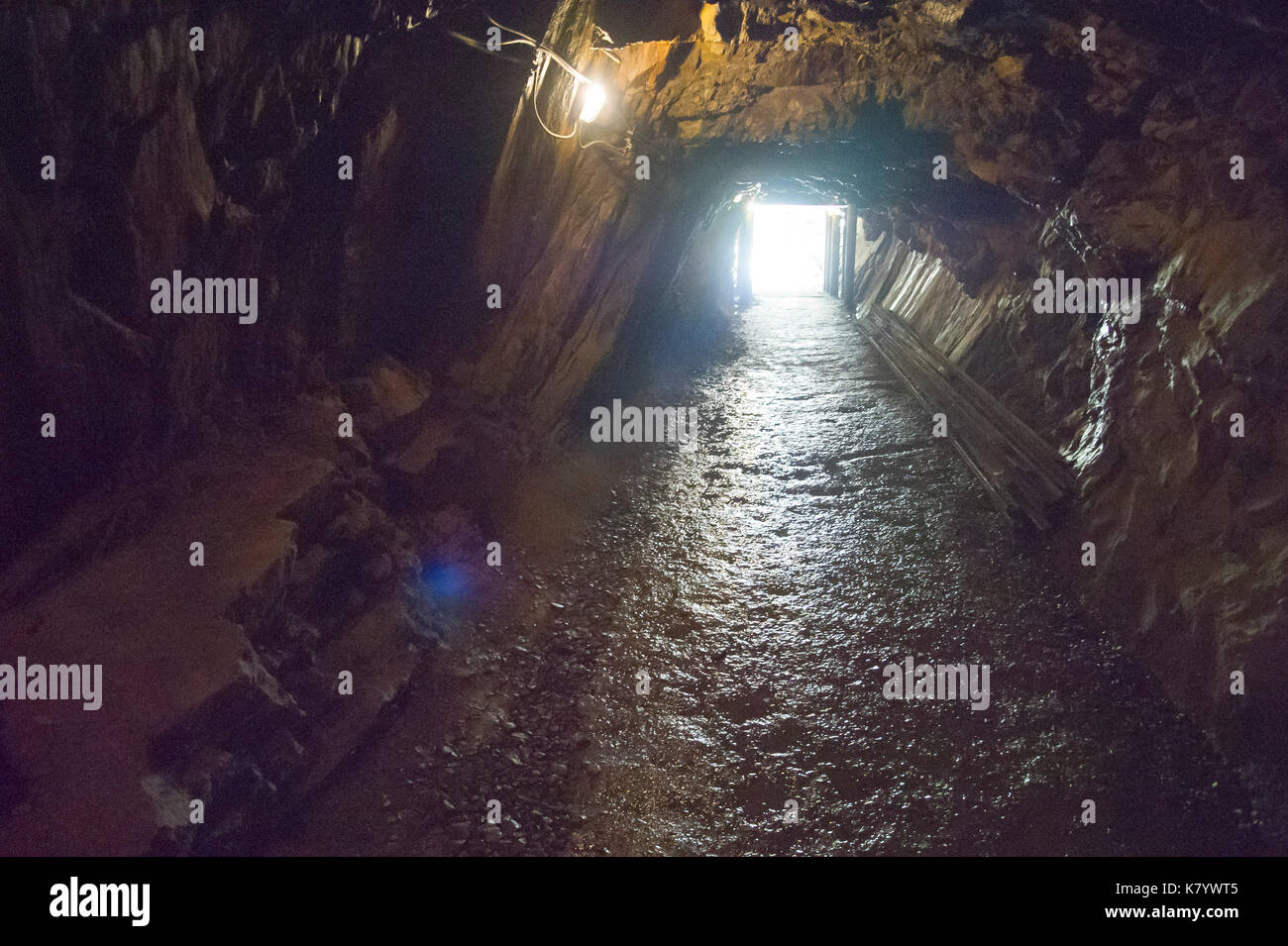 Riese Walimskie driftet Komplexe Rzeczka in Walim, Polen. 24. August 2017. 1943 NS-Deutschen begann eine große U-Bahn Bau genannt Ri Stockfoto