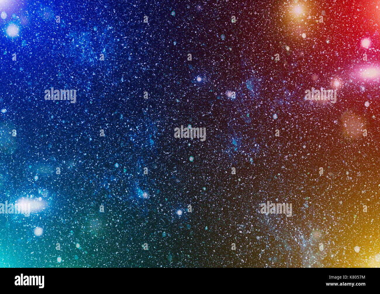 Bunte Sternenhimmel Weltraum Hintergrund Stockfotografie Alamy