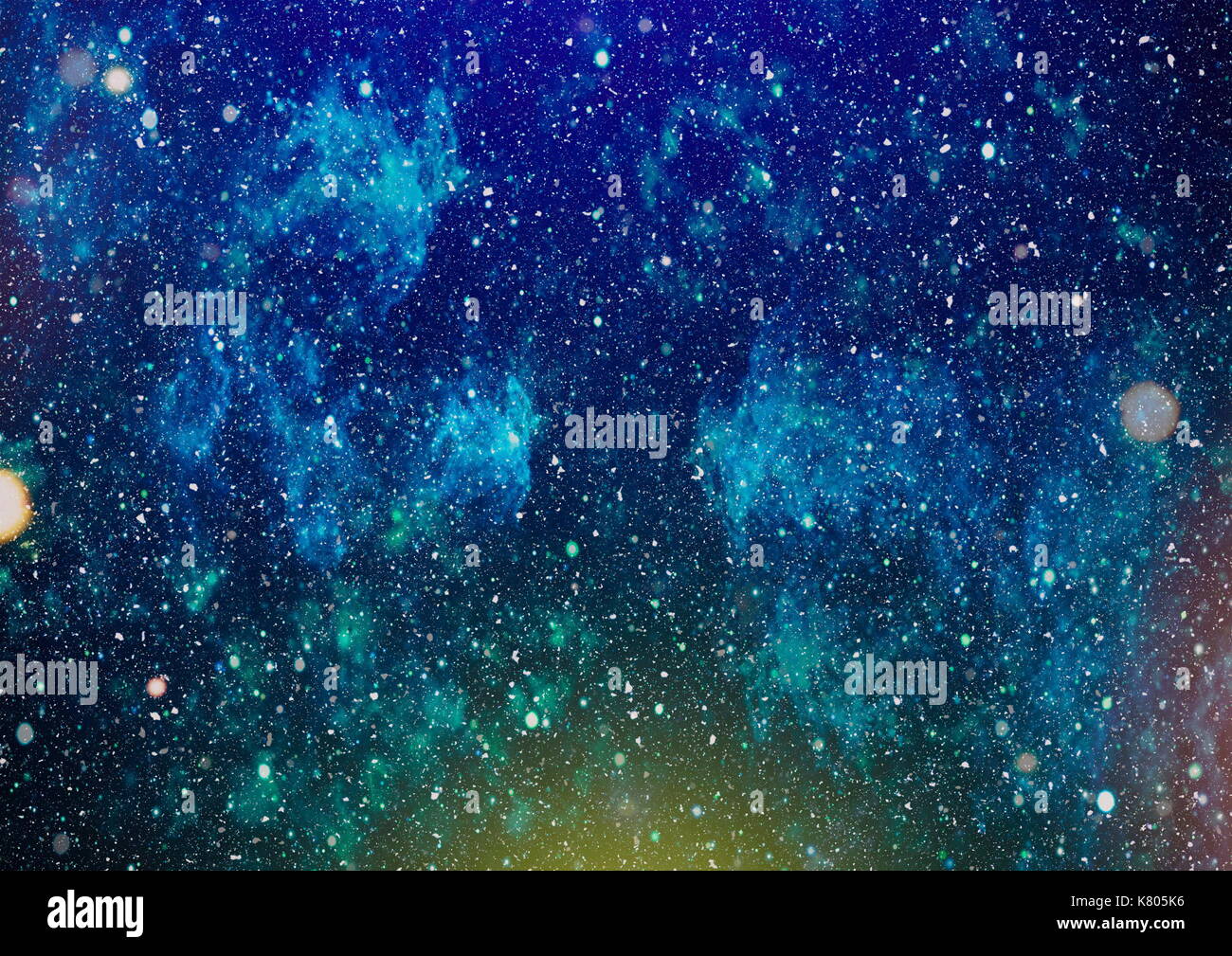 Bunte Sternenhimmel Weltraum Hintergrund Stockfotografie Alamy