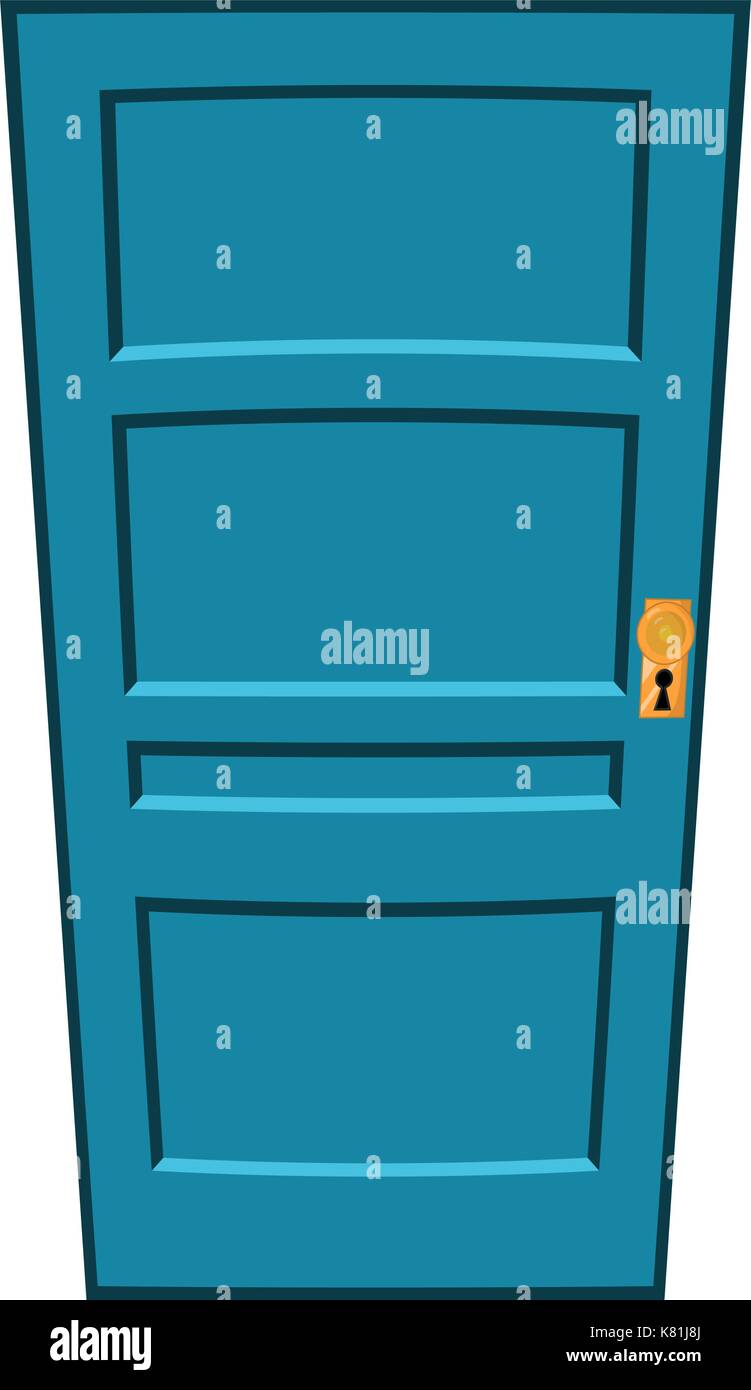 Cartoon Old Wood Door Stockfotos Cartoon Old Wood Door