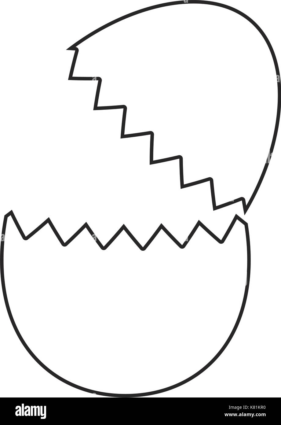 Gebrochene Eier Silhouette Vektor Symbol Icon Design Schone Abbildung Auf Weissem Hintergrund Stock Vektorgrafik Alamy