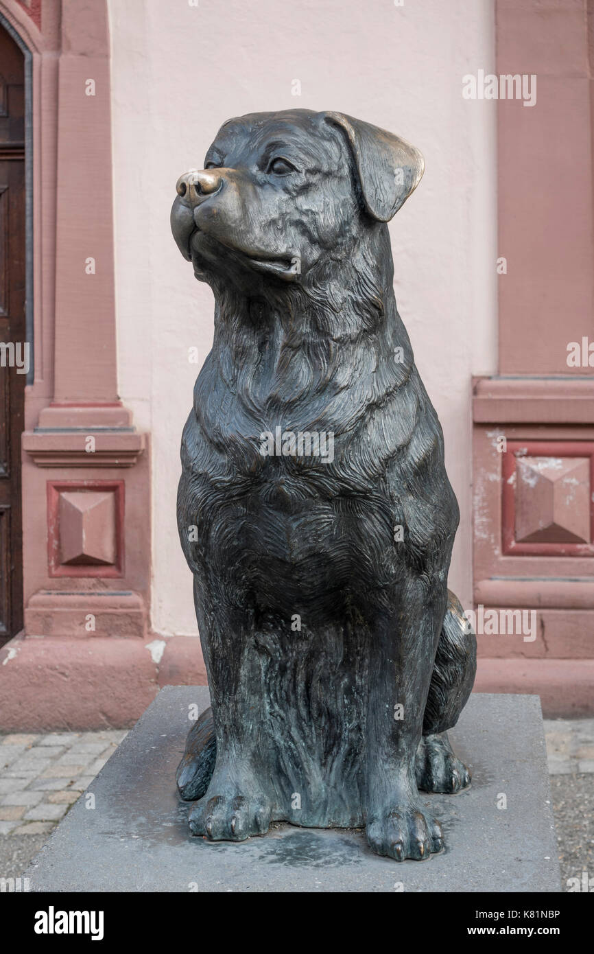 Der Rottweiler, Hundsfigur, Hundehausbild, 2005, Rottweil, Baden-Württemberg, Deutschland Stockfoto