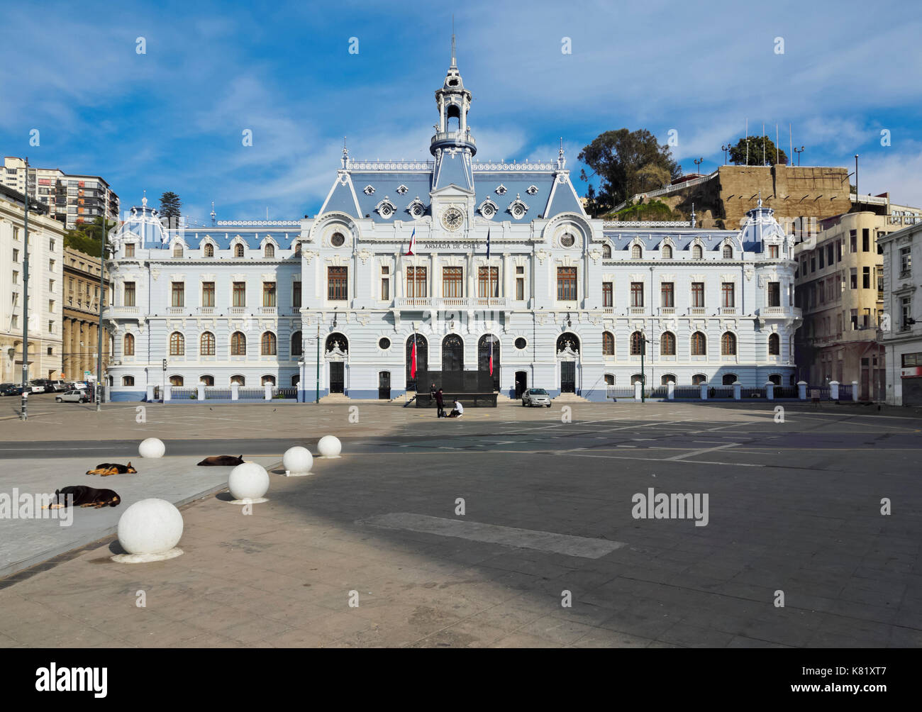 Chile Valparaiso Plaza Sotomayor Stockfotos und bilder Kaufen Alamy