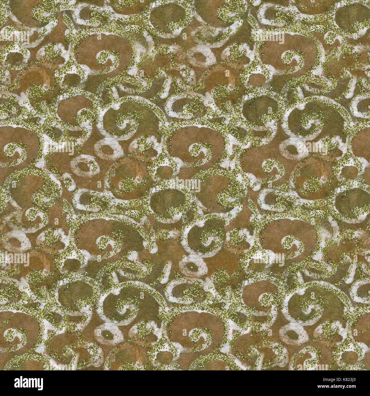 Golden Konfetti nahtlose Hintergrund Textur muster Stockfoto
