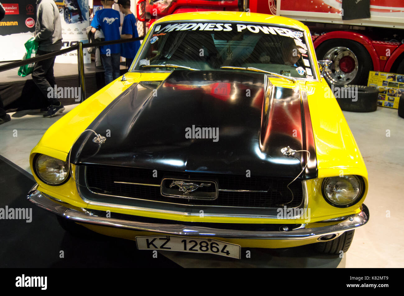 Ford Mustang 1973 - Oslo Motorshow 2016 Stockfoto