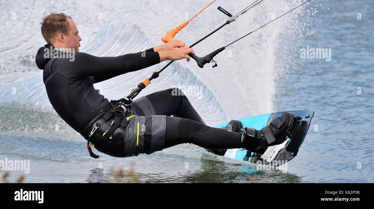 Wind Surfen Stockfoto