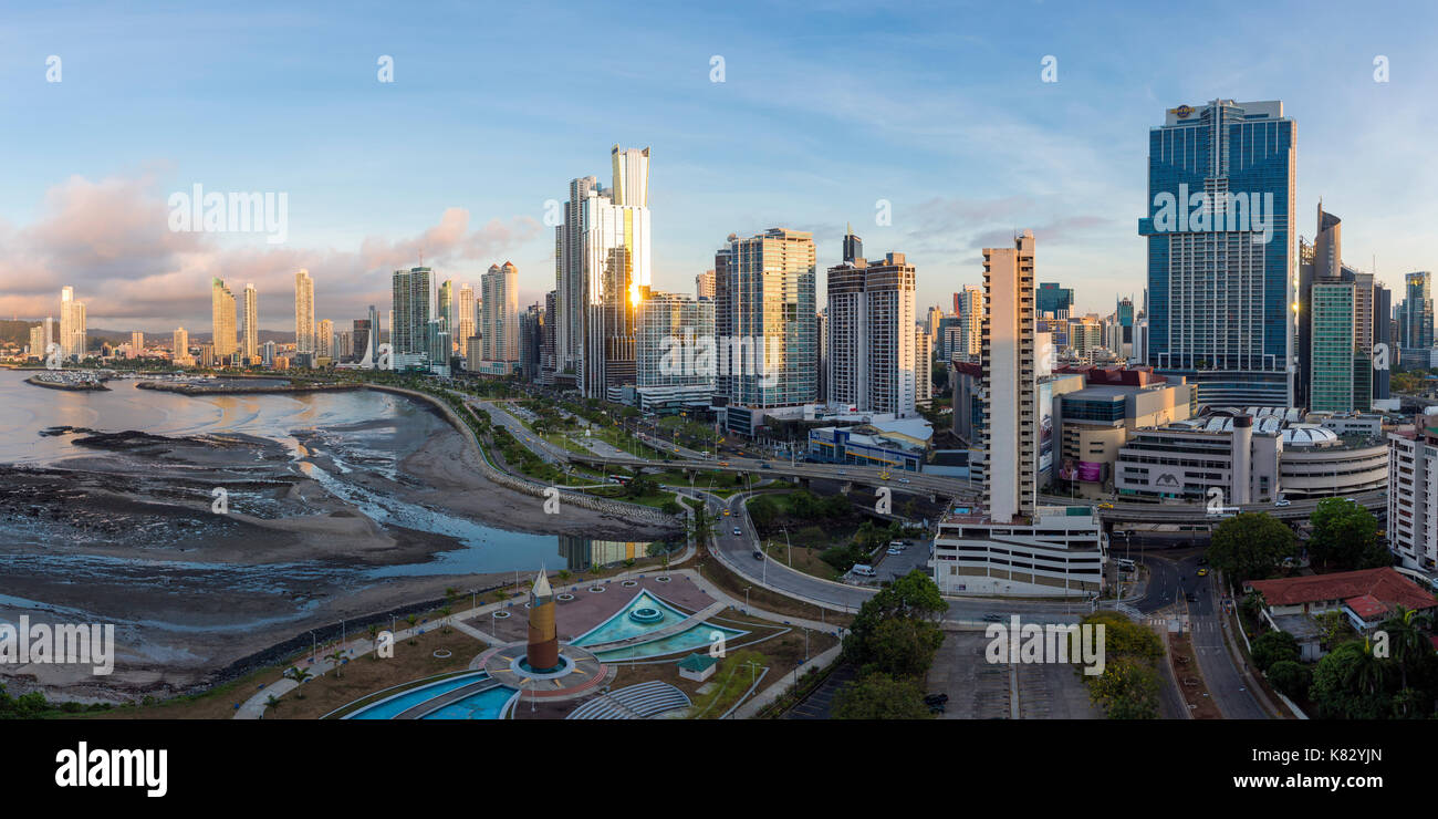 City Skyline, Panama City, Panama, Mittelamerika Stockfoto