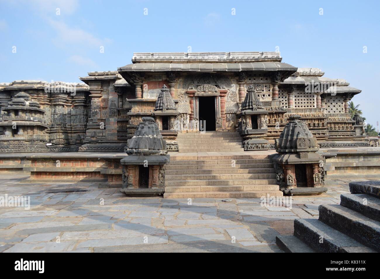 Hoysala: Chennakesava Tempel Belur Stockfoto