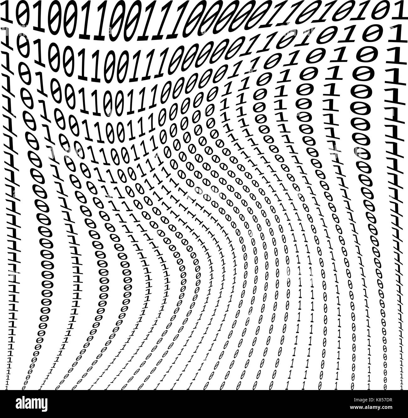 Der binäre Code Vektor symbol Icon Design. Schöne illustration Einsatzbereit Stock Vektor