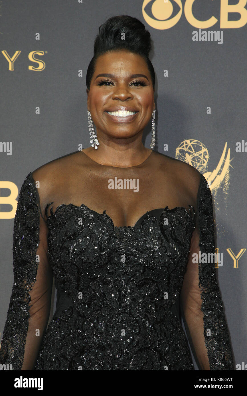 Los Angeles, Califionia, USA. 17 Sep, 2017. Leslie Jones an der 69th Emmy Awards auf der Microsoft Theater in Kalifornien am 17. September 2017. Credit: Faye S/Medien Punch/Alamy leben Nachrichten Stockfoto