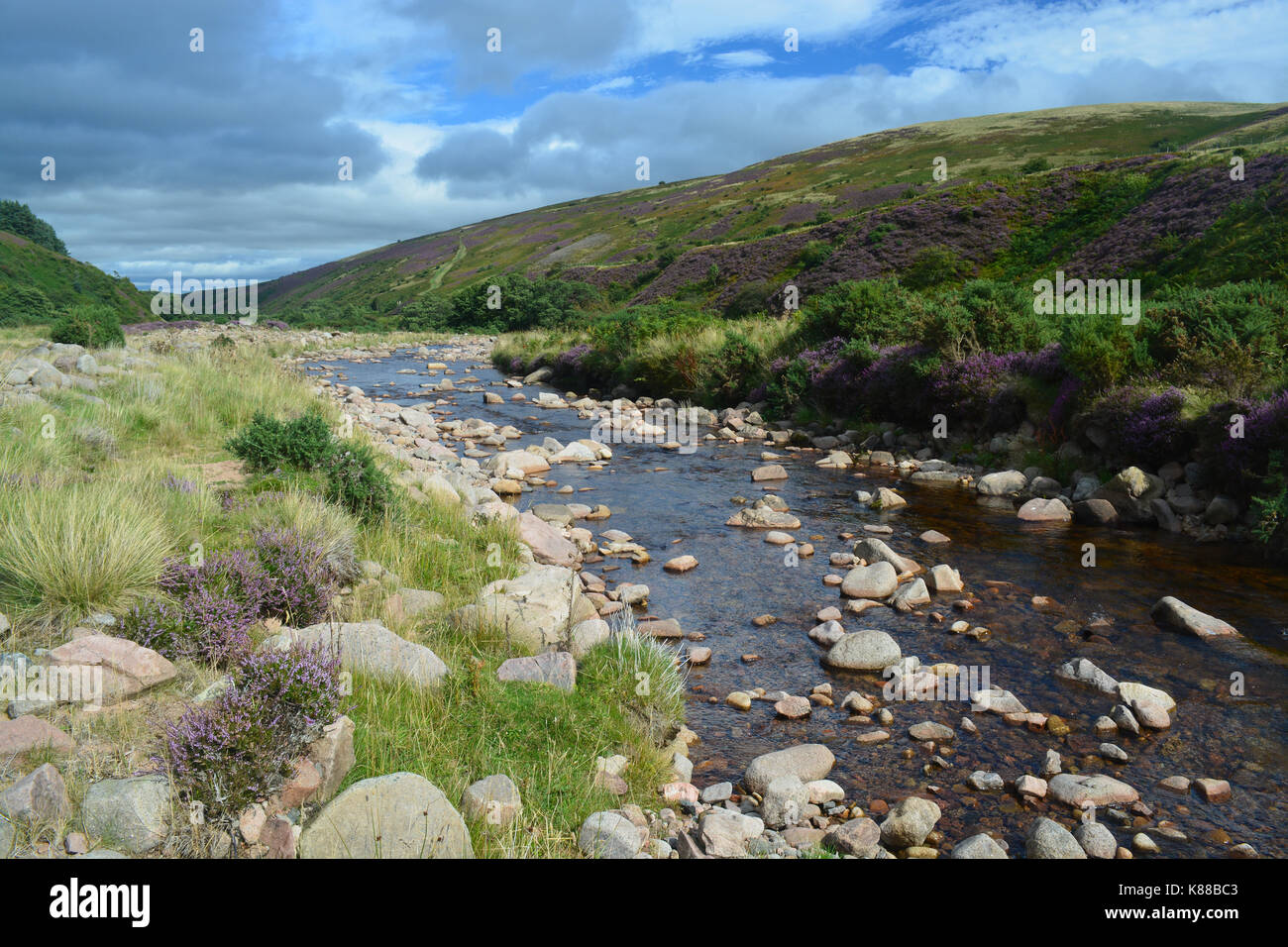 Harthope Tal, Northumberland Stockfoto