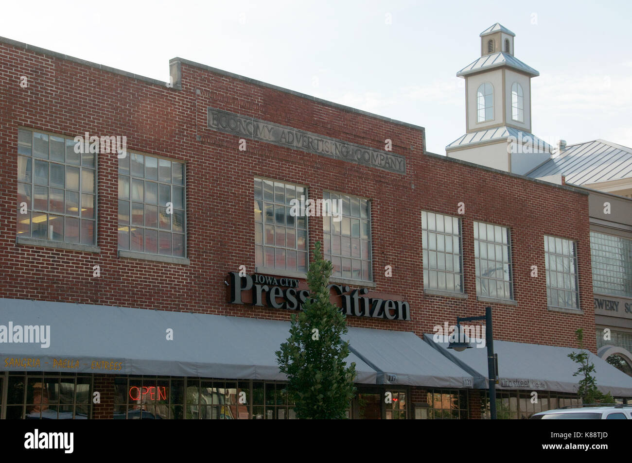 Die Büros der Iowa City Bürger drücken Sie Stockfoto