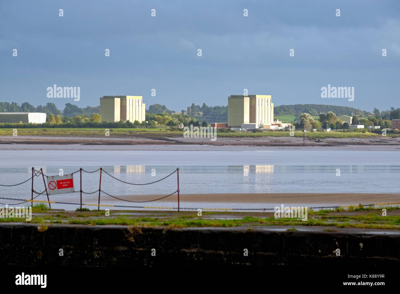 Berkeley Kernkraftwerk Gloucestershire England Großbritannien Stockfoto