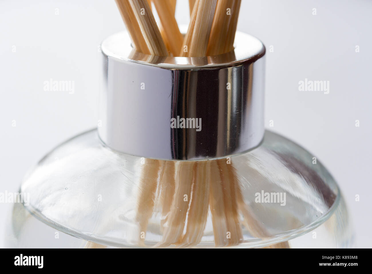 Nahaufnahme eines Reed Duftzerstäuber Stockfoto