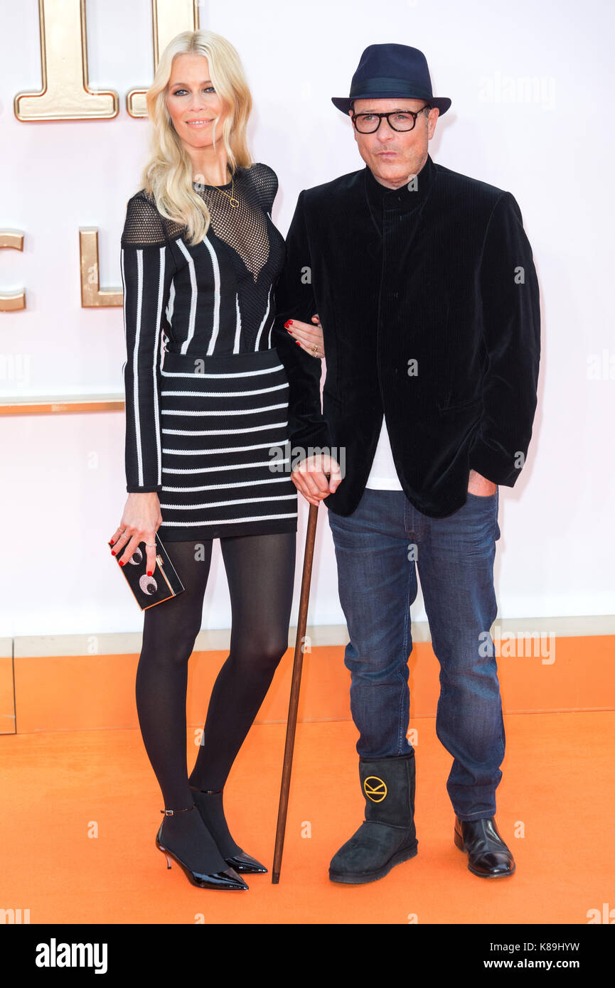 London, Großbritannien. 18 Sep, 2017. Claudia Schiffer und und Matthew Vaughn besucht die KIngsman: Der goldene Kreis Welt Film Premiere Credit: ZUMA Press, Inc./Alamy leben Nachrichten Stockfoto