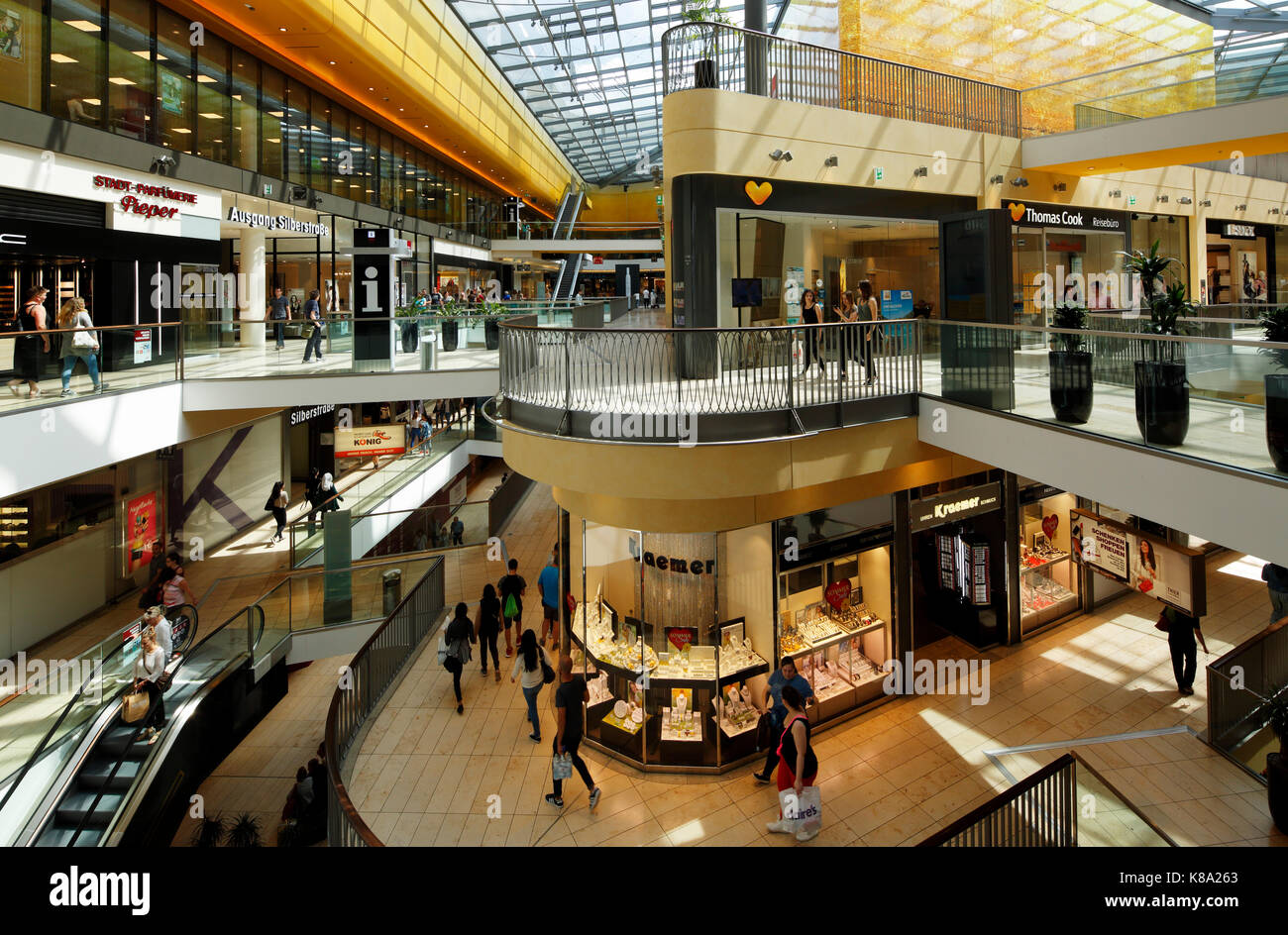 Das Einkaufszentrum, Thiergalerie in Dortmund, Ruhrgebiet, Nordrhein-Westfalen Stockfoto