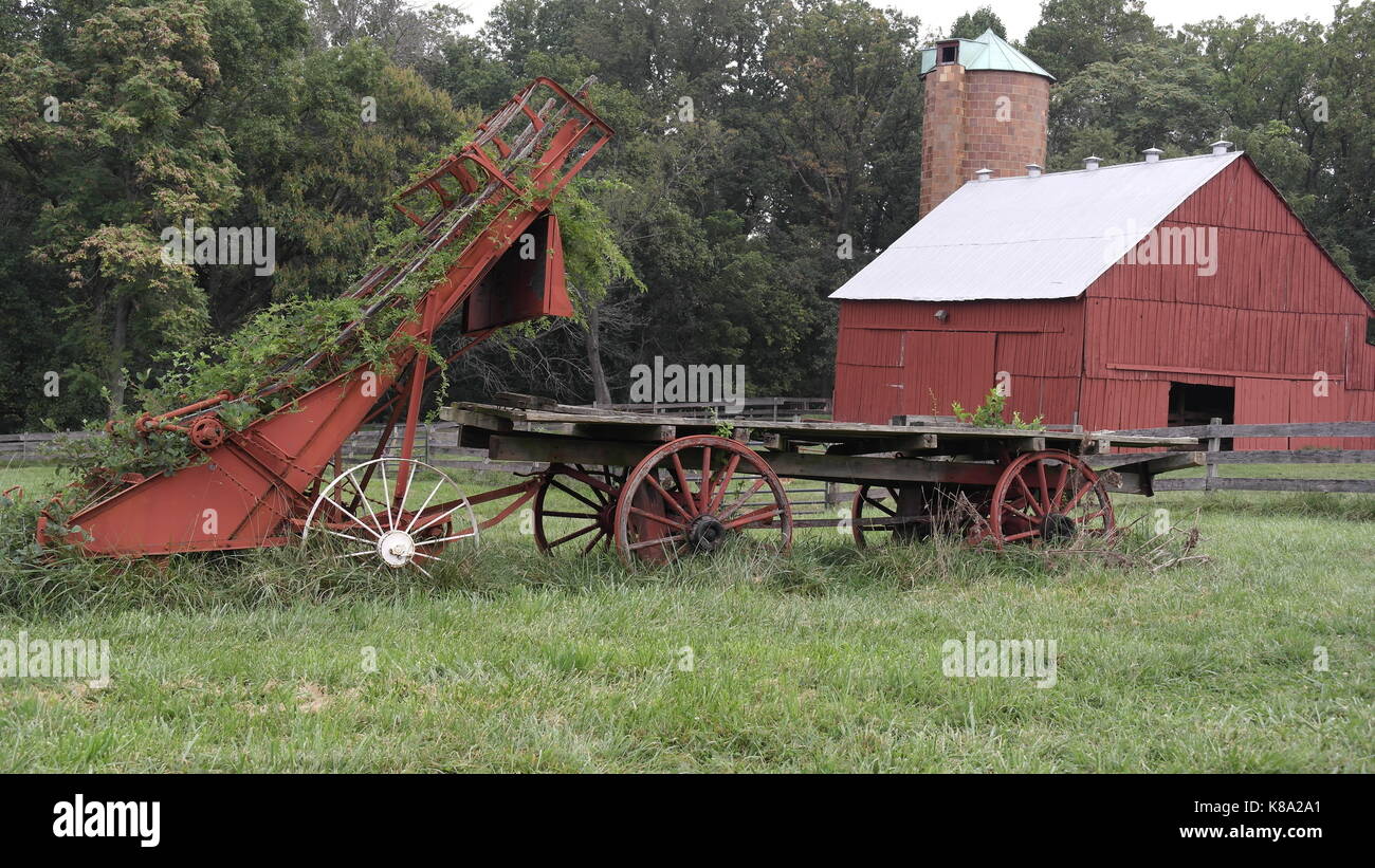 Rustikale Farm Equipment Stockfoto