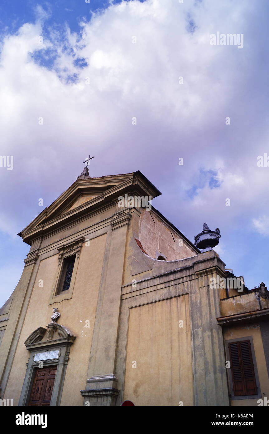 Fassade der Kirche San Giuseppe Florenz Italien Stockfoto