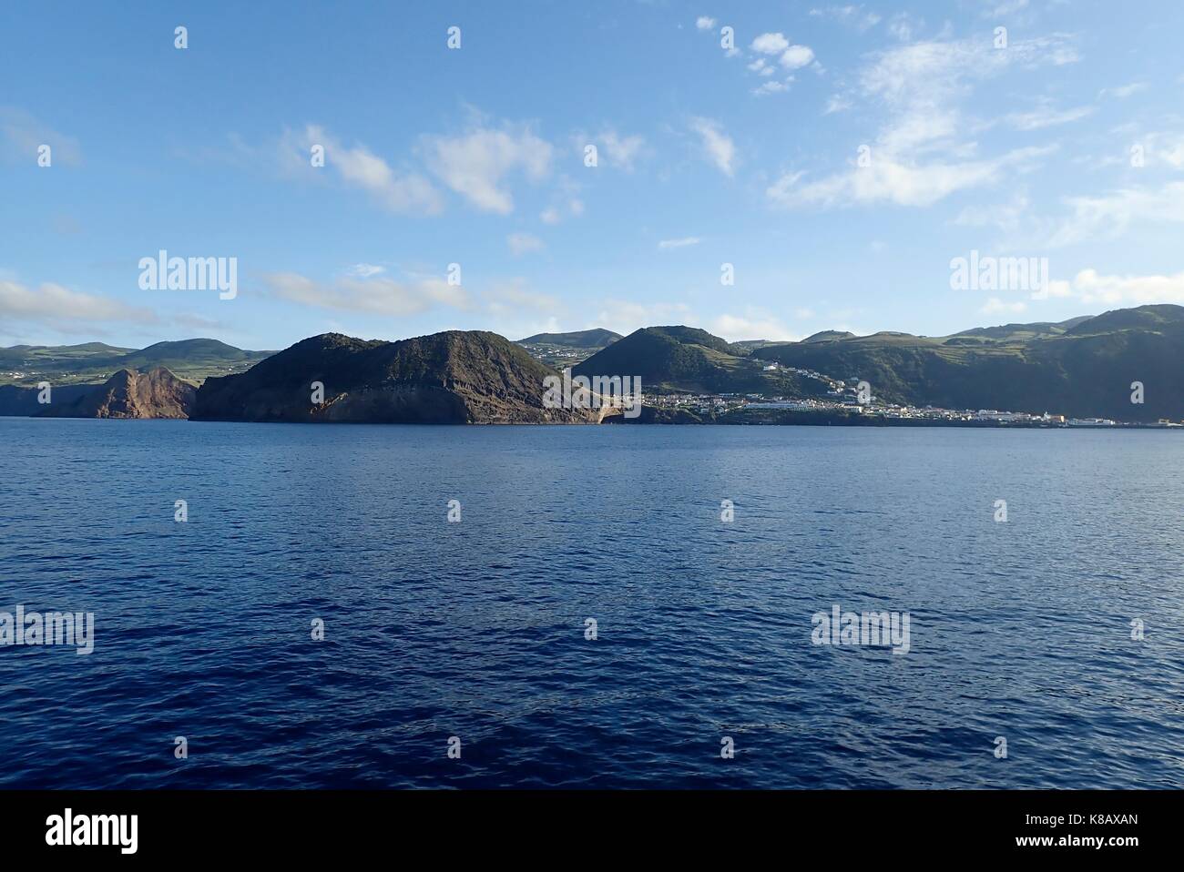 Velas Dorf Insel São Jorge Azoren Portugal Europa Stockfoto