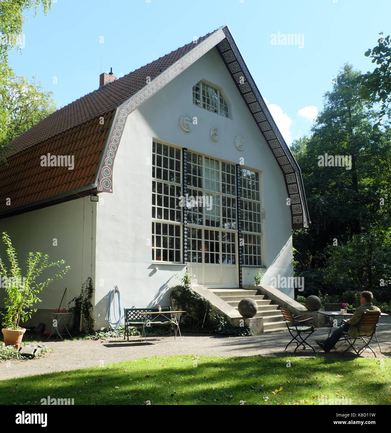 Berthold Brecht Helene Weigel - Haus in Buckow Stockfoto