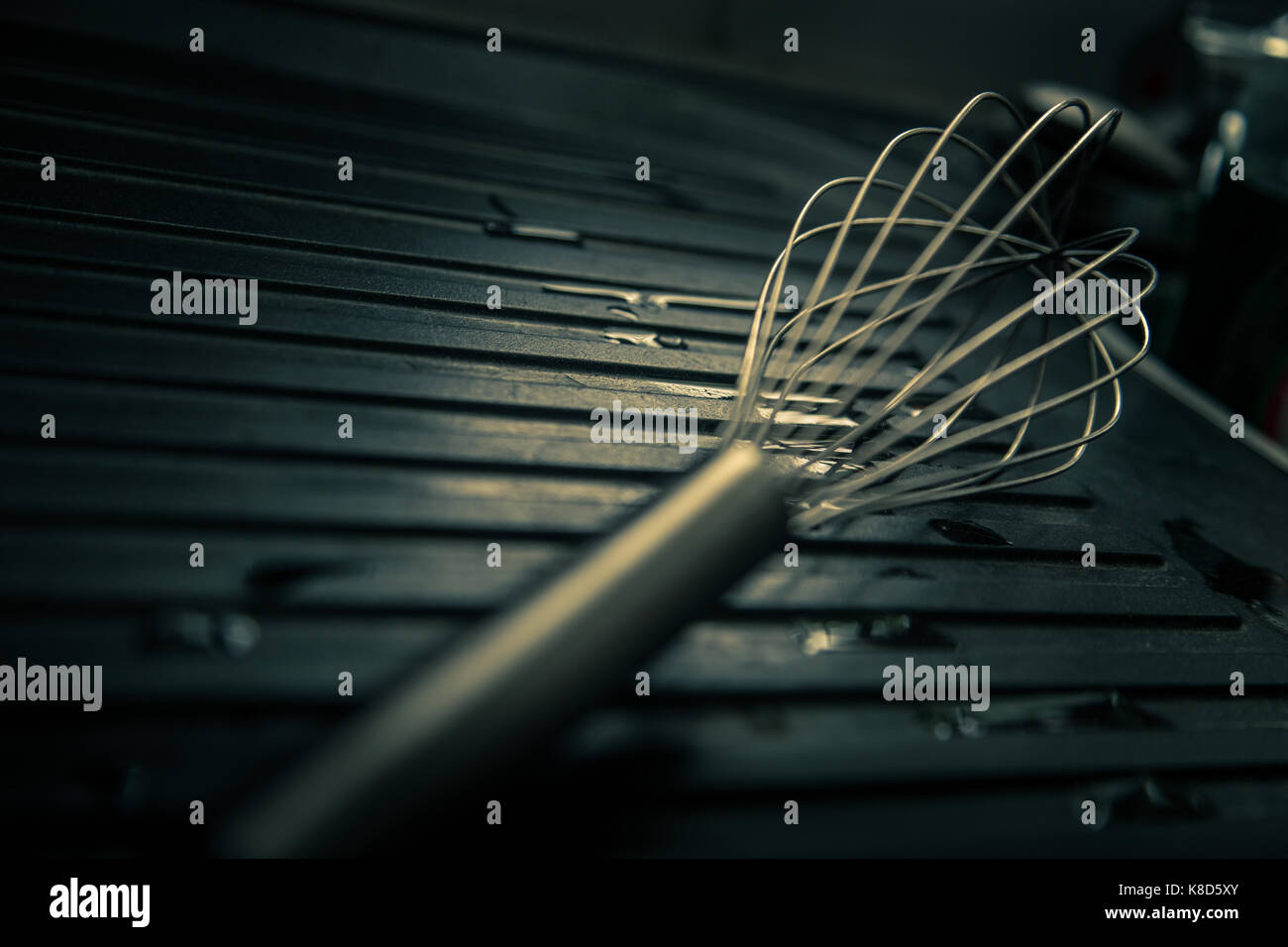 Schneebesen - Küche Stockfoto