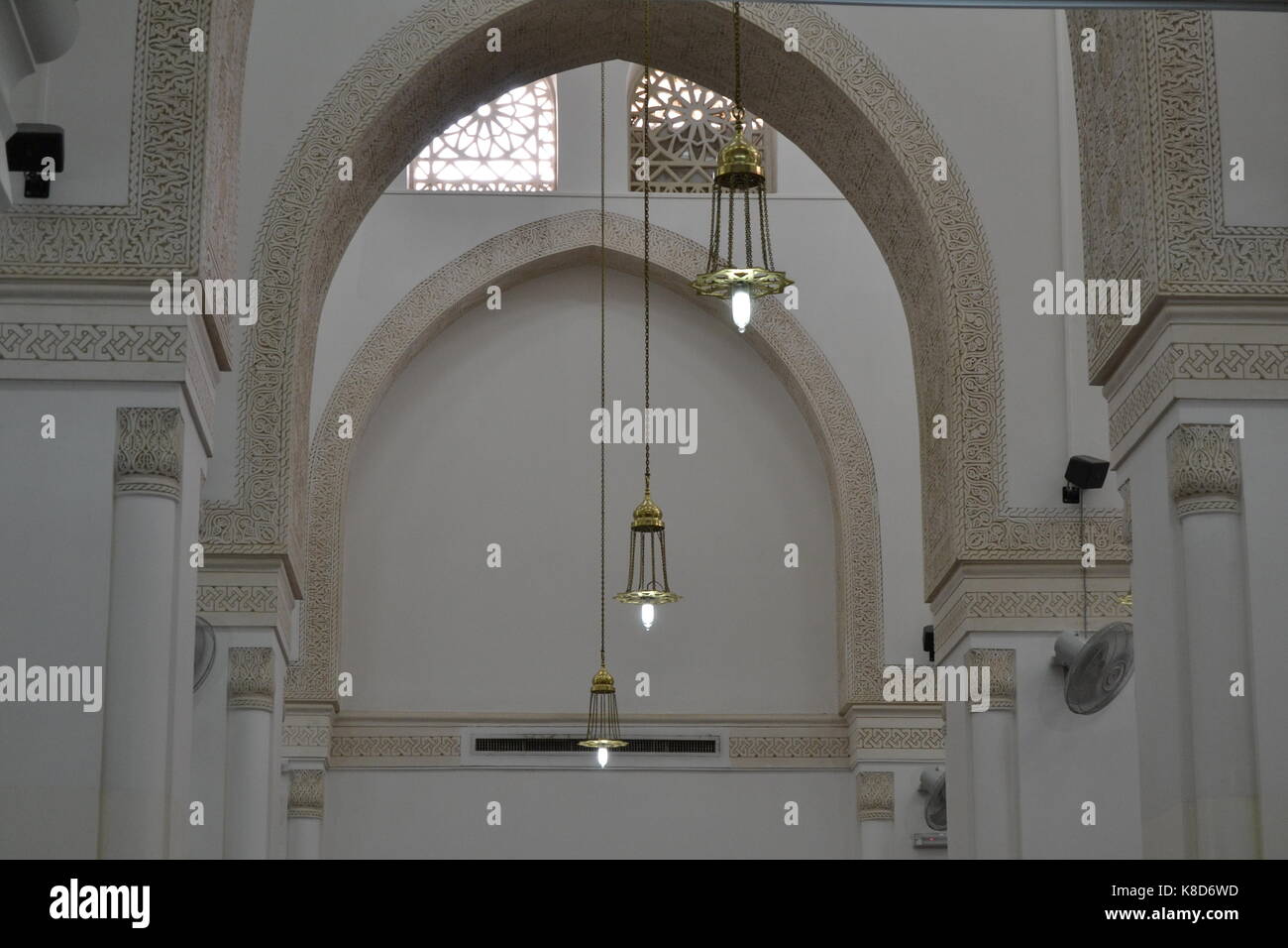 Quba Moschee lampe Symmetrie Stockfoto