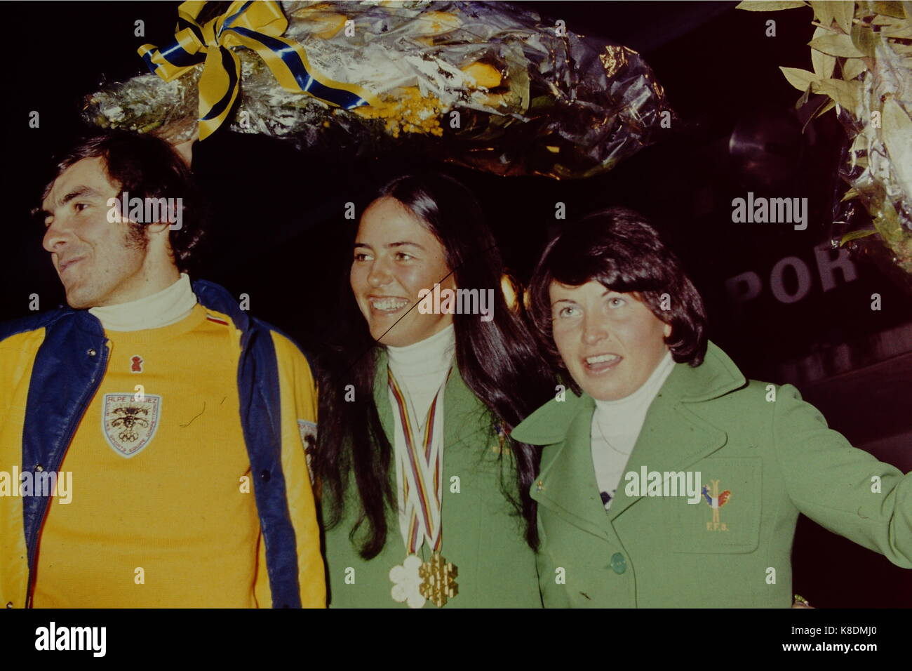 Gazzetta Dello Sport 4 Febbraio 1974 Fabienne Serrat - Invasione a Bari