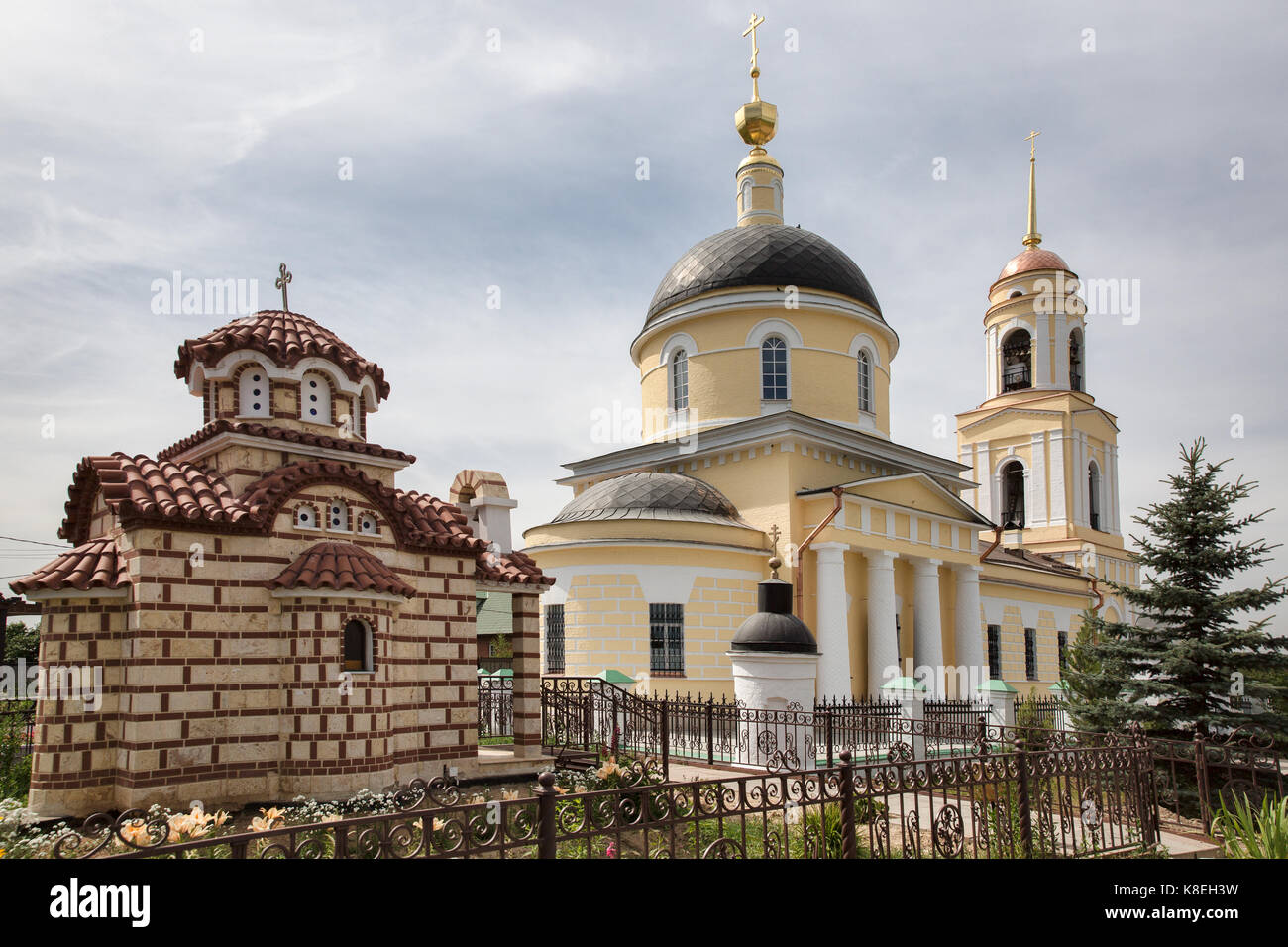 Kirche in Radonezh. Region Moskau. Russland Stockfoto