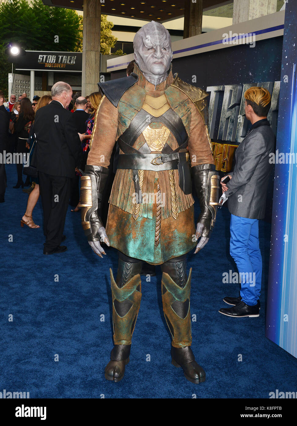 Los Angeles, USA. 19 Sep, 2017. Klingonen Ankunft auf dem Star Trek Discovery Premiere ArcLight Theater in Los Angeles. September 19, 2017 Credit: Tsuni/USA/Alamy leben Nachrichten Stockfoto