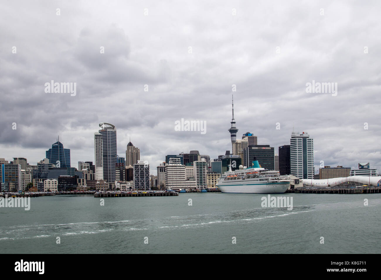 Skyline Auckland, Neuseeland Stockfoto