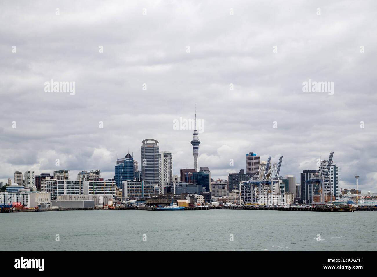 Skyline Auckland, Neuseeland Stockfoto