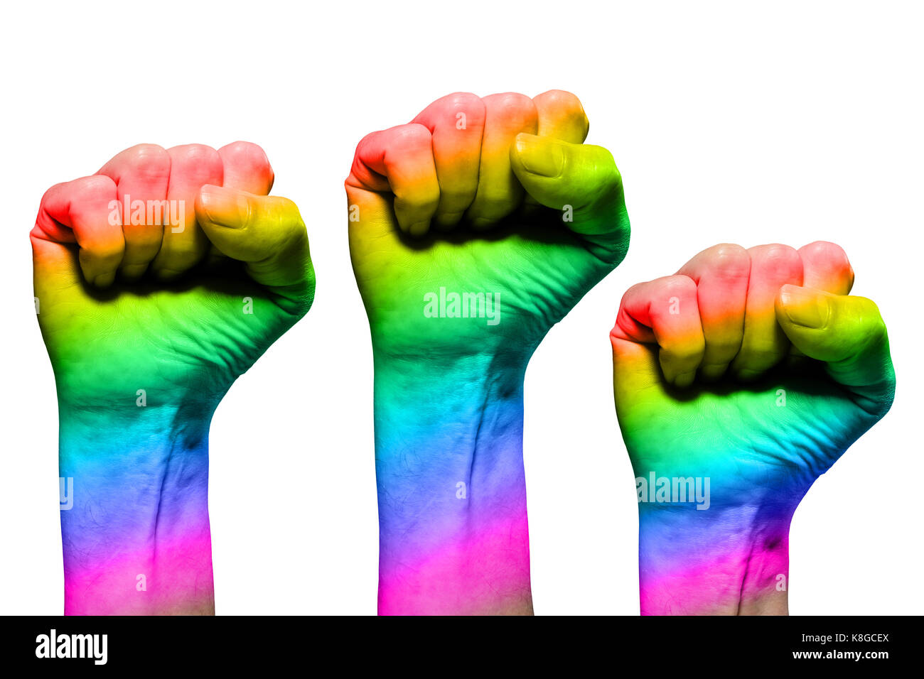 Homosexuell Rechte. Stockfoto