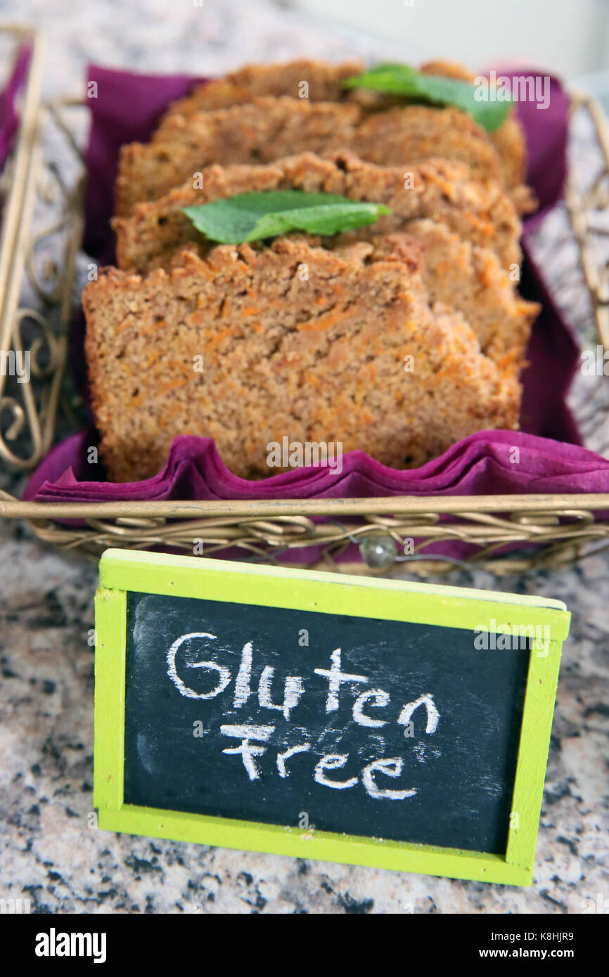 Kuchen. Glutenfrei. frankreich. Stockfoto