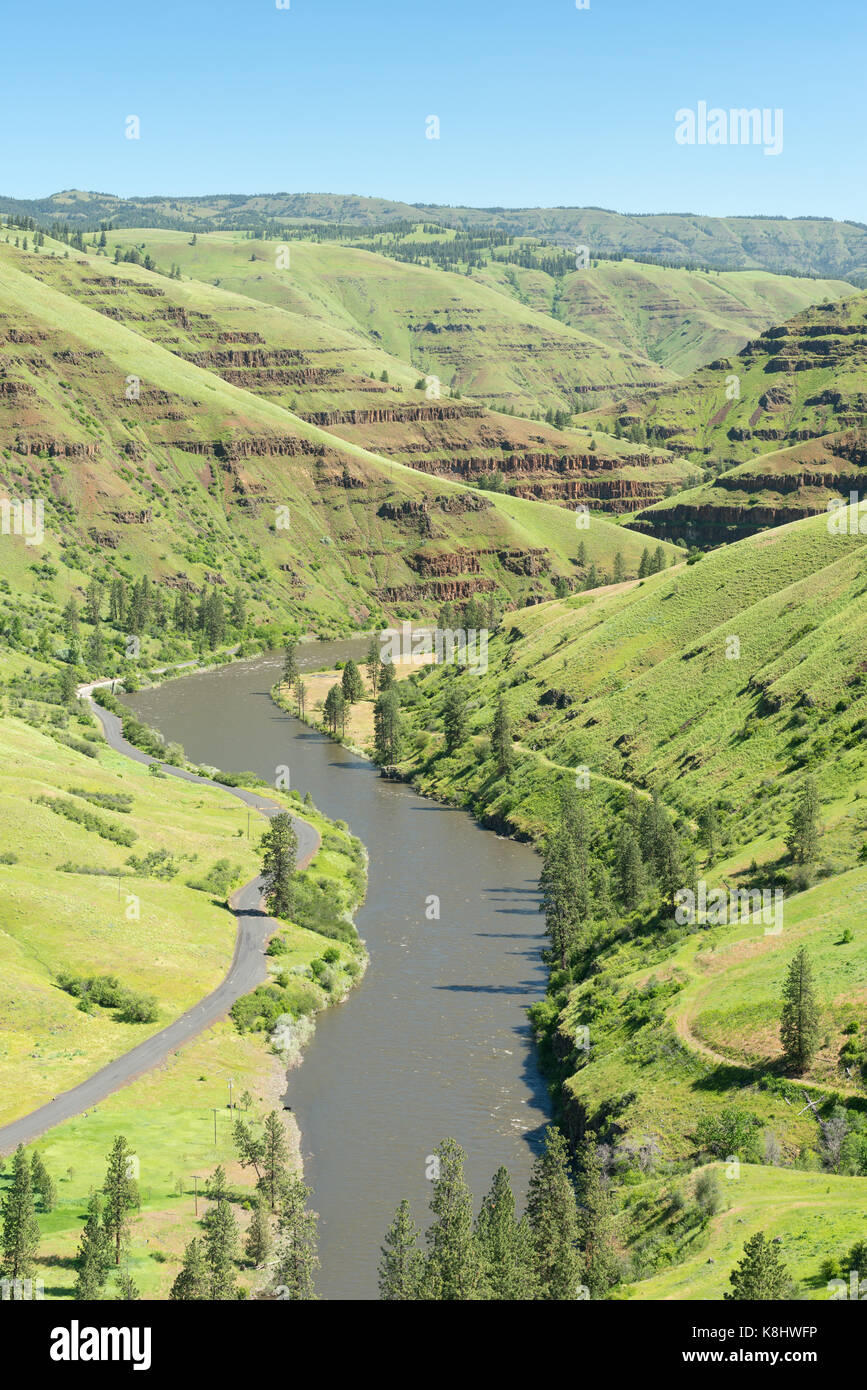 Grande Ronde River im Nordosten von Oregon. Stockfoto